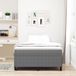 vidaXL Boxspringbed Lichtgrijs 120 x 190 cm Corduroy stof