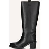 Blasz Hoge Laarzen Dames Lina-07, Maat: 38, Materiaal: Leer, Kleur: Zwart