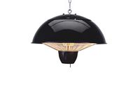 Melchioni Family Apollon Plafondspot voor buiten, halogeenbestendigheid, 1500 W, aluminium behuizing, beschermingsrooster van staal, beschermingsklasse IP34, zwart