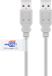 Goobay USB kabel 3 meter USB 2.0 USB A Grijs