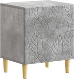 vidaXL Nachtkastje Betongrijs 43 x 34,5 x 50 cm Bewerkt hout