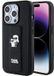 Karl Lagerfeld iPhone 15 Pro Serie - Beschermhoes - Zwart - Gripstand