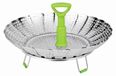 StarTech Stoomoven Opvouwbaar Stoommandje - Verstelbaar Metaal met Groene Siliconen Handgreep en Voetjes - 27 x 27 x 8 cm