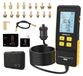 Manomètre de pression d'huile numérique - 0-426,6 PSI - Écran LCD - 17 adaptateurs - Auto camion