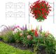 Merkloos Relaxdays Tuinafboording - 5 stuks - 50x45 cm - zwart