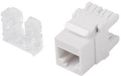 Lanberg Keystone-module - RJ45 LSA UTP - Categorie 6 - 180 Graden - Wit