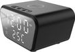 Rebeltec chargeur sans fil 10W avec horloge numérique et réveil