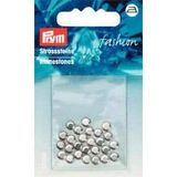 Prym 403712 losse ronde strijkbare 5 mm zilverkleurige strasssteentjes, zilver, Ø, 26 stuks