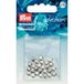Prym 403712 losse ronde strijkbare 5 mm zilverkleurige strasssteentjes, zilver, Ø, 26 stuks