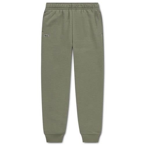 Lacoste fleece joggingbroek met logo - kaki