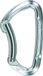 Climbing Technology Lime B karabijnhaak met gebogen drukknop, kleur: zilver