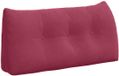 vidaXL Coussin de dossier Vin Rouge 100 x 24 x 50 cm Velours