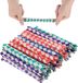 Allecto Plus - Doigtiers pour fêtes et anniversaires - 24 pièces - Fabriqué en bambou chinois - Couleurs assorties - Convient à tous les âges