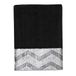 Avanti Linens Chevron Galaxy Collection Handdoek Zwart