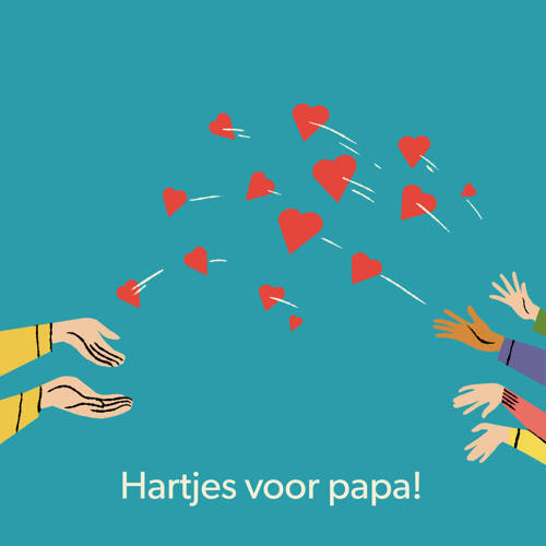 wehkamp wehkamp Digitale Cadeaukaart hartjes voor papa 20 euro