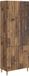 vidaXL - Salon d'angle - Bois traité - Vieux bois
