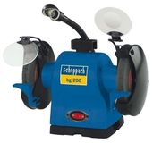 SCHEPPACH Slijpmachine BG200, 550 W, schijven met korrelgrootte 30 en 60, vonkenvanger