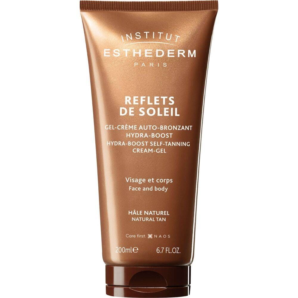 Institut Esthederm Institut Esthederm Reflets de Soleil Hydra-Boost Self-Tanning Cream-Gel Face and Body Natural Tan