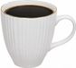 Secret de Gourmet koffie kopjes - Soho - 1x stuks - wit/goud - 360 ml - mokken - porselein