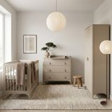 Born Lucky Nordic Meegroei Babykamer 3 Delig Compleet – Baby bed 70x140 cm – Commode – Kast – 3-Delig