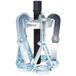 KS Tools 670.0015 Poelietrekker voor wielnaaf Aantal haken 5