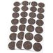 Adsamm WFP-30-SA-BR-32-14 42 x wol-viltglijder, bruin, Ø 32 mm