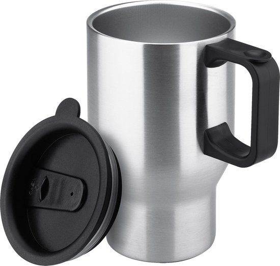 Isosteel Thermosbeker Rvs 0,4 Liter Zilver