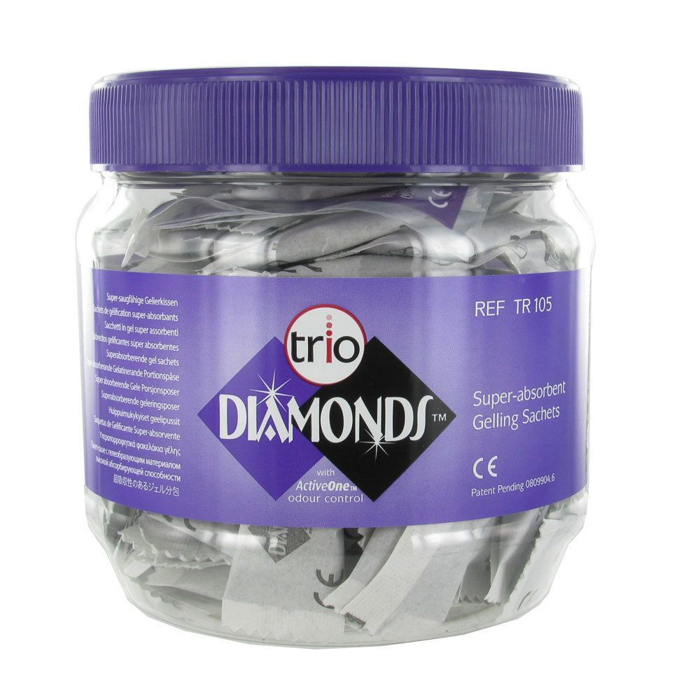 Hospithera Trio Diamonds Gelzakjes Super Absorberend Tr105 100 st