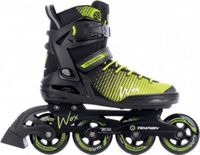 Tempish Wox 84 Patins à roulettes Adultes – 4x84mm Roues – Fitness Patins en ligne – Noir Vert – Taille 39