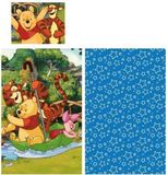 Disney Winnie The Pooh O.T.Trends Winnie the Pooh peuter dekbedovertrek 90x140 cm Katoen Roze