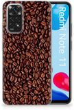 B2Ctelecom Xiaomi Redmi 10 | Redmi Note 11 4G Siliconen Case Koffiebonen