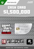 Rockstar GTA Online: Great White Shark Cash Card $ 1.500.000 - Xbox Series X|S Download