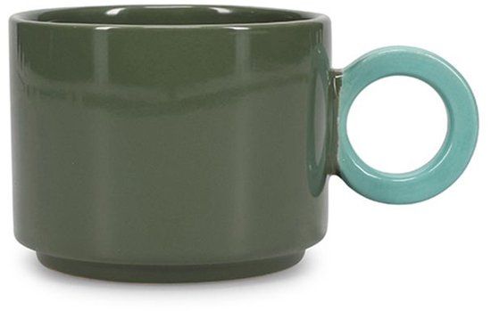 Ona Beker 28cl groen/blauw Lou