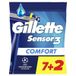 GILLETTE Rasoirs jetables Sensor3 x7+2 offerts