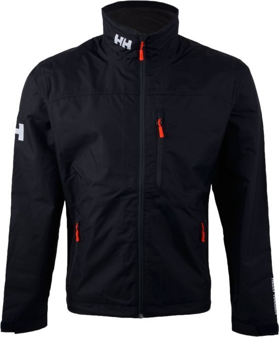 Helly Hansen Crew Jacket - Zeiljas - Heren - Maat S - Navy/ Rood