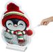Lumineo LED Infinity Lights indoor - Kerst pinguïn 37 cm, 216 LED multi