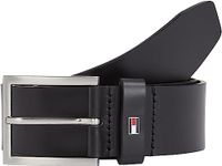 Tommy Hilfiger Hampton 4.0 Broekriem Leer Zwart Mannen 90 cm