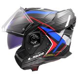 LS2 FF901 Advant X C Future II Wit Blauw 06 Systeemhelm - Helm