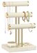 OEM NROZ Precision Components Ltd. Moderne sieradenstandaard met fluwelen opbergvakken - Beige