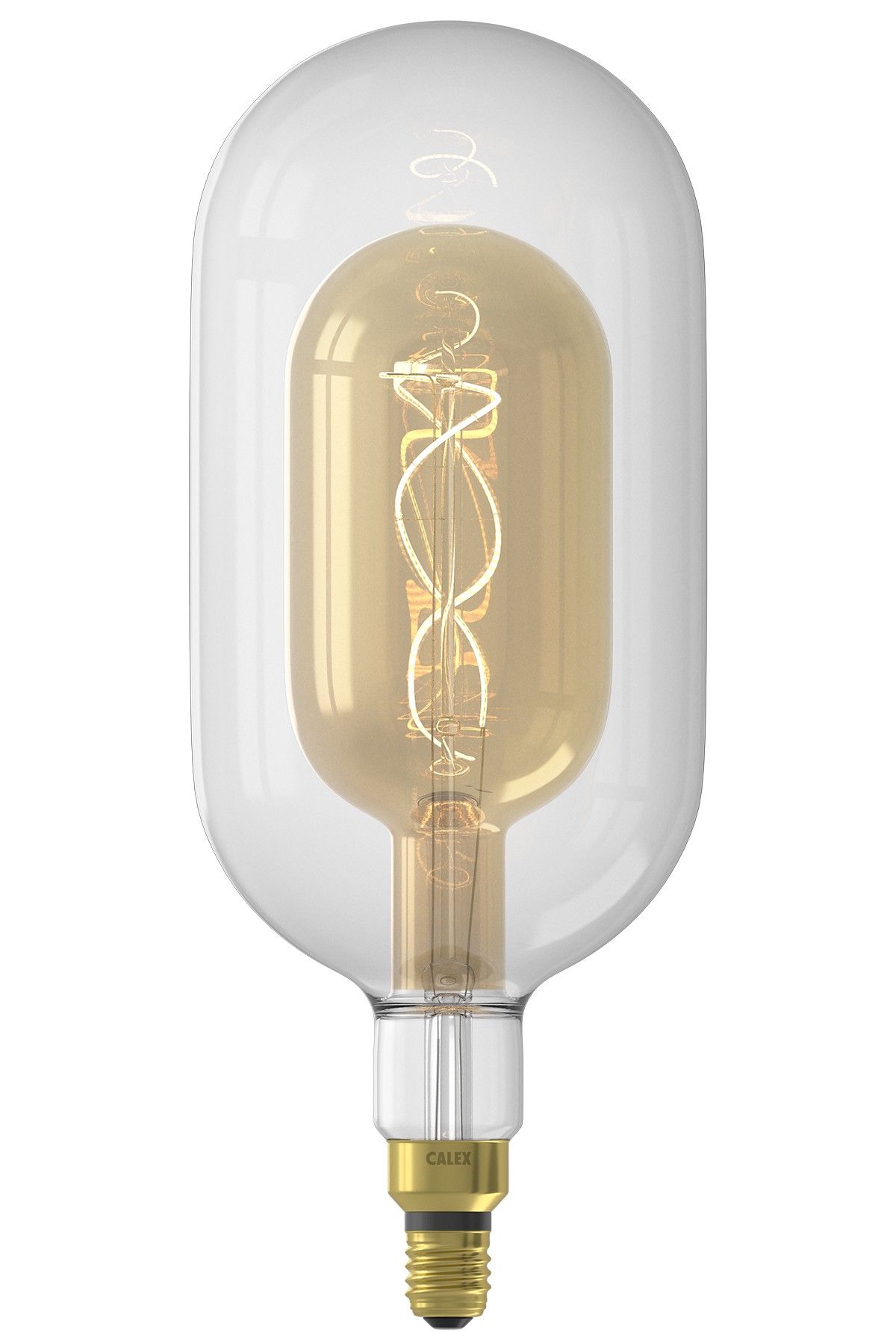 Calex Sundsvall LED lamp E27 3W 250lm 2200K Dimbaar - Goud