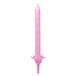 Globos Taartkaarsen met houders licht roze - 12st.