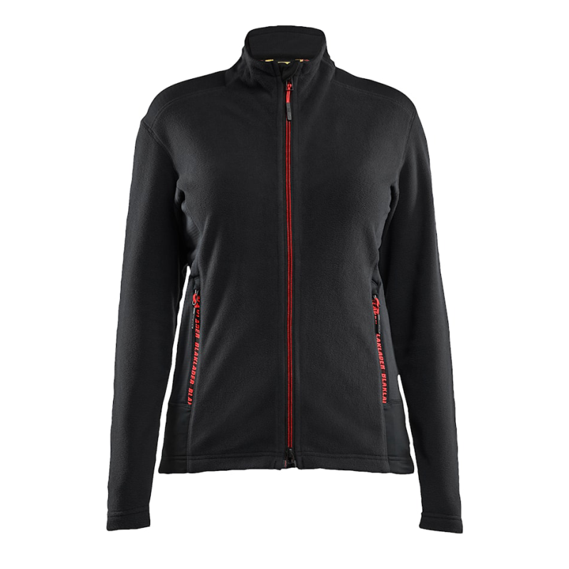 Blåkläder Dames Sweater 4766-1010 | Donker marineblauw/High vis geel | Maat XS