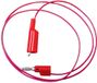 Mueller Electric BU-2030-A-48-2 Cordon de mesure Fiche banane 4 mm Pince crocodile 1,2 m Rouge 1 pièce(s)