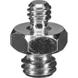 Manfrotto 147 Adattatore Piccolo Spigot 3/8" + 1/4", Nero
