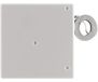 Schellenberg 50703 opschroefwikkelsysteem Mini voor 14 mm breedte rolluikriemen, gatafstand 9,5 cm, voor montage in het kozijn van ramen, incl. 5 m gordelband in grijs