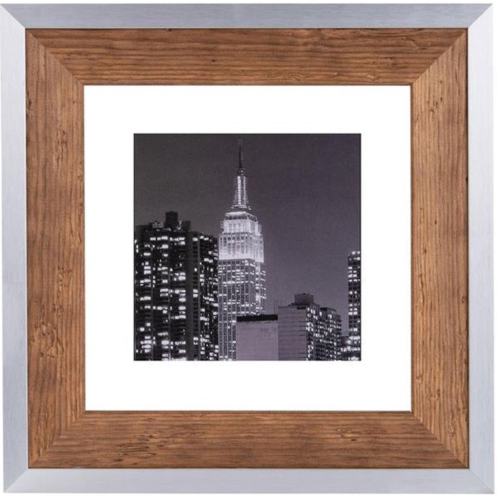 Dörr Wood Frame Prestige 20x20 - Brown/Silver