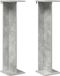 vidaXL Plantenstandaard 2 stuks Betongrijs 25 x 25,5 x 100,5 cm Bewerkt hout