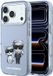 Karl Lagerfeld Backcase hoesje Lichtblauw TPU voor Apple iPhone 17 Pro