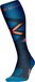 STOX Energy Socks Skisokken Heren - Compressiekousen - Merino Wol Sokken Groen - Ski & Snowboard Compressie Sokken - Maat L: 43-47 - 1 Paar