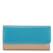 Mywalit Tri-fold Zip Wallet Leren Portemonnee 17 cm - Dames - Horizontaal - sardinia